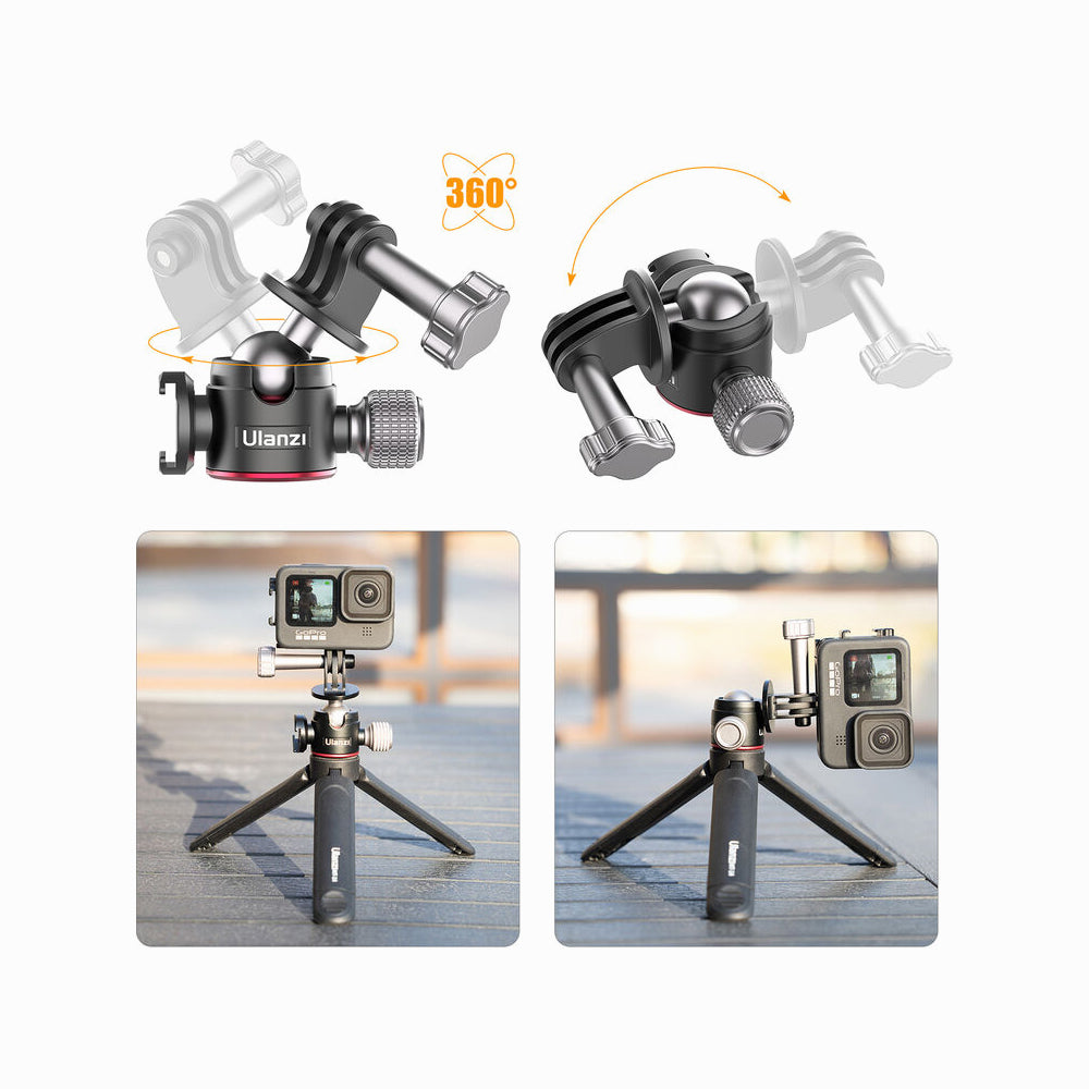 Ulanzi U-130 Universal Ball Head for Action Cameras