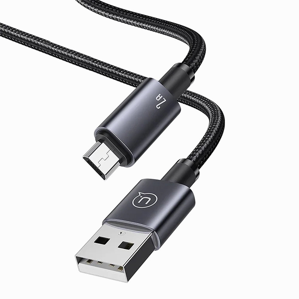 USAMS US-SJ668 Sufeng Series 1.2m USB-A to Micro-USB Data Cable 2A Fast Charging Cord