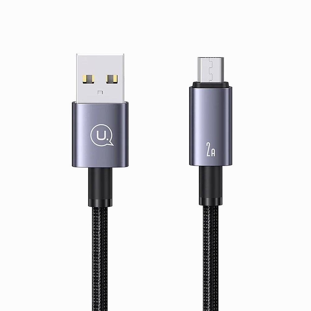 USAMS US-SJ668 Sufeng Series 1.2m USB-A to Micro-USB Data Cable 2A Fast Charging Cord