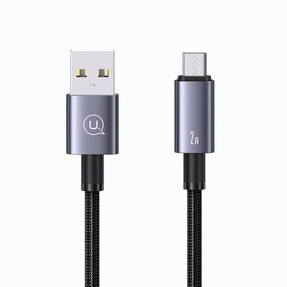 USAMS US-SJ668 Sufeng Series 1.2m USB-A to Micro-USB Data Cable 2A Fast Charging Cord