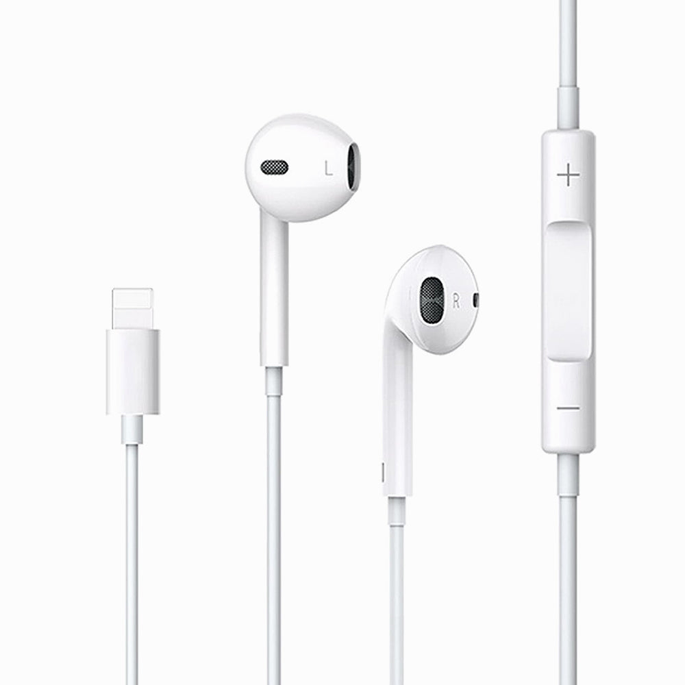 USAMS Stereo Headphones EP-24 lightning iPhone-White (HSEP2401)