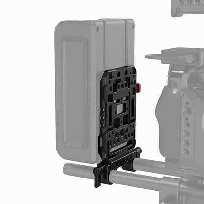 SmallRig V Mount Battery Plate with Dual 15mm Rod Clamp 3016