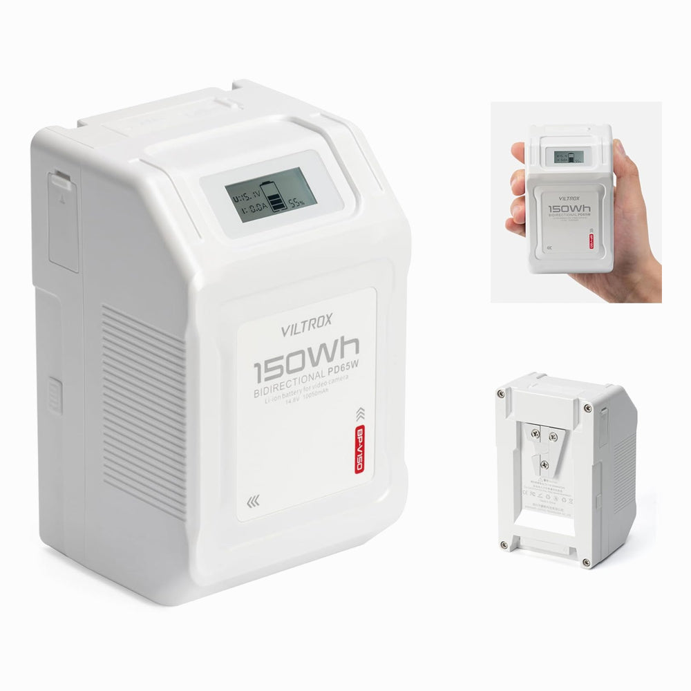 VILTROX BP-VP150 V-MOUNT Battery 150WH Type-C-White