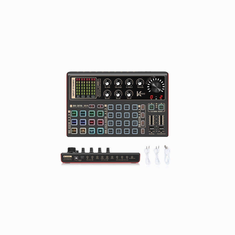 PULUZ  Live Sound Card Recording Mixer((PU624B)