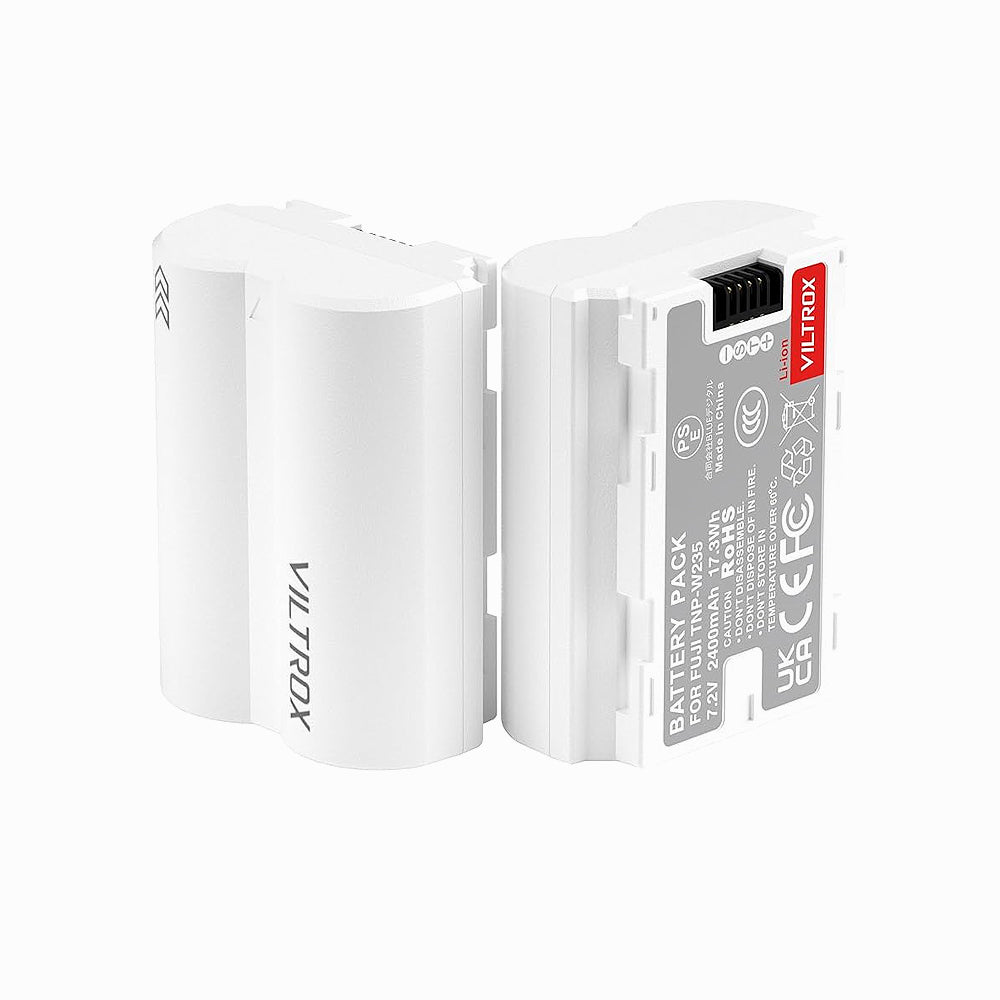 Viltrox NP-W235 17.3Wh 7.2V 2400mAh Lithium-Ion Battery with USB-C Charging Port, White