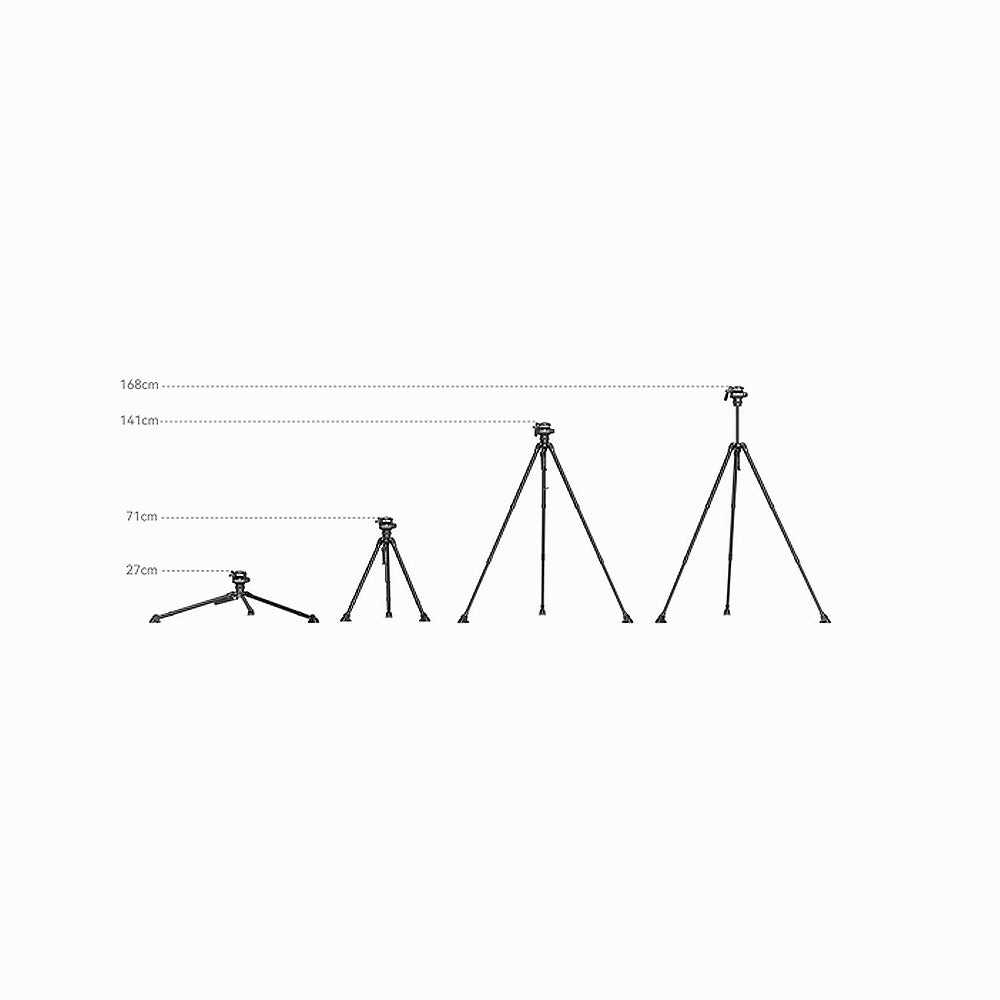 SmallRig x Potato Jet TRIBEX Hydraulic Carbon Fiber Tripod Kit-4259