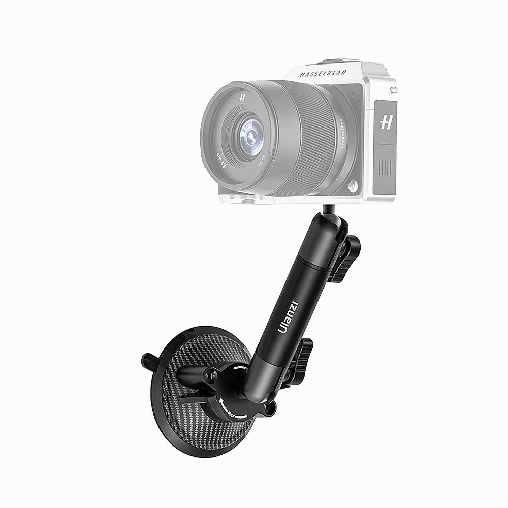 ULANZI ZJ01 ACTION CAMERA SUCTION CUP MOUNT WITH TELESCOPIC POLE -T086