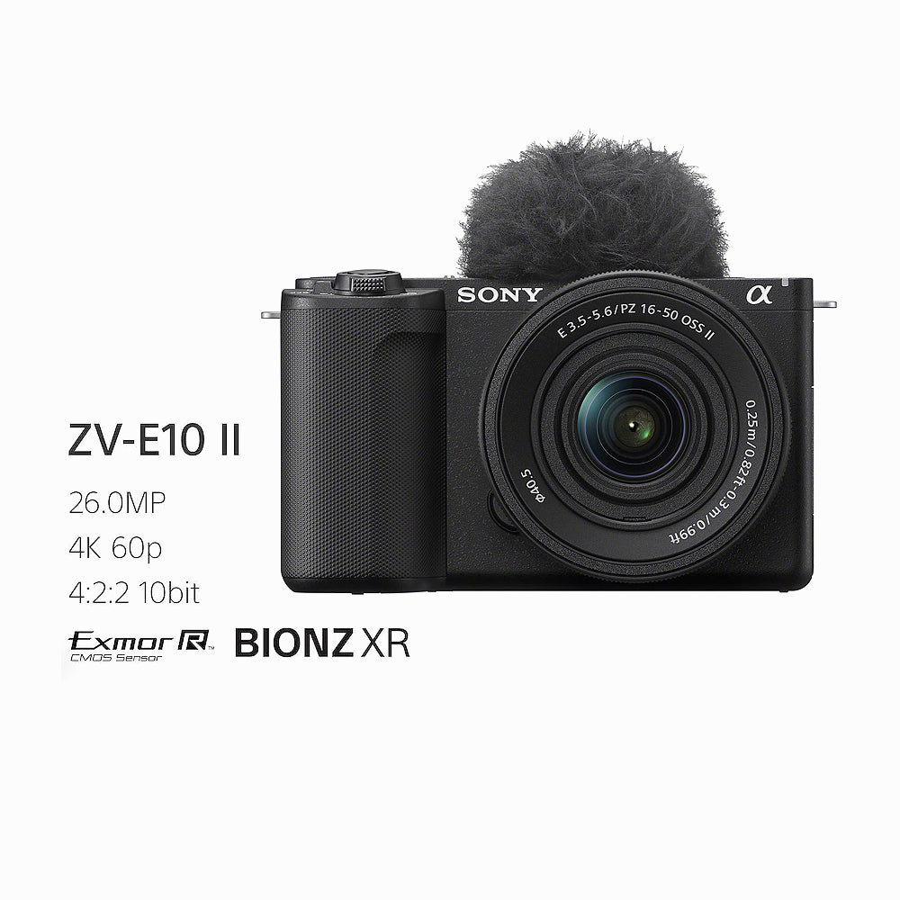Sony ZV-E10 II Mirrorless Camera with 16-50mm Lens (ZV-E10M2K)